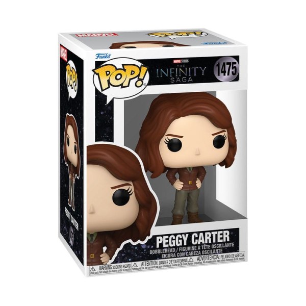 Figura de vinilo POP! 1475 Movies del Universo Cinematográfico de Marvel (9 cm) CAFA Agente Carter