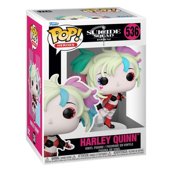 Figura de vinilo de animación POP3 de 9 cm del Escuadrón Suicida Isekai POP! 536