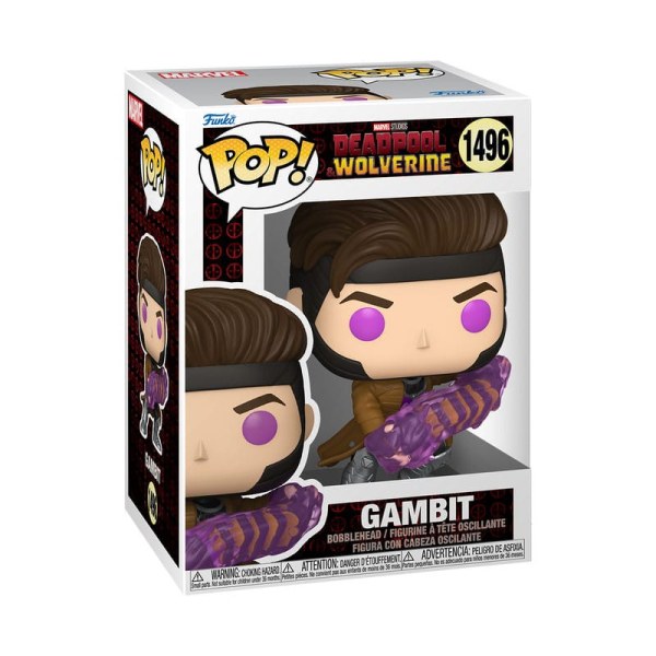 Figura de vinilo Deadpool 3 POP! 1496 Marvel Gambit 9 cm