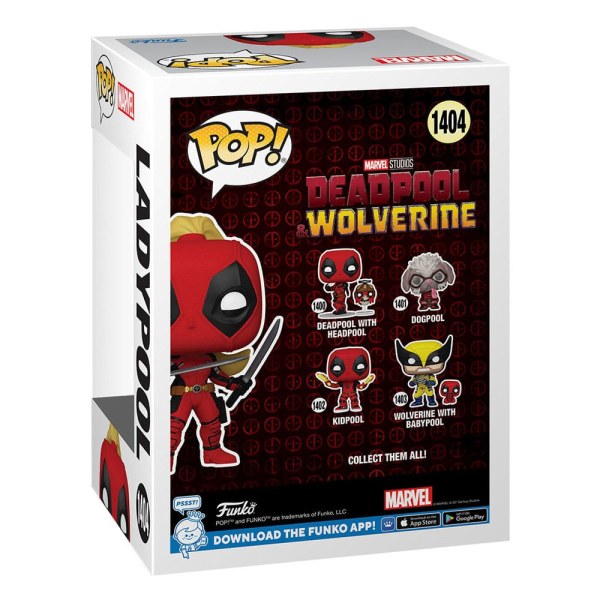 Deadpool 3 POP! 1404 Figura de vinilo Marvel Ladypool 9 cm