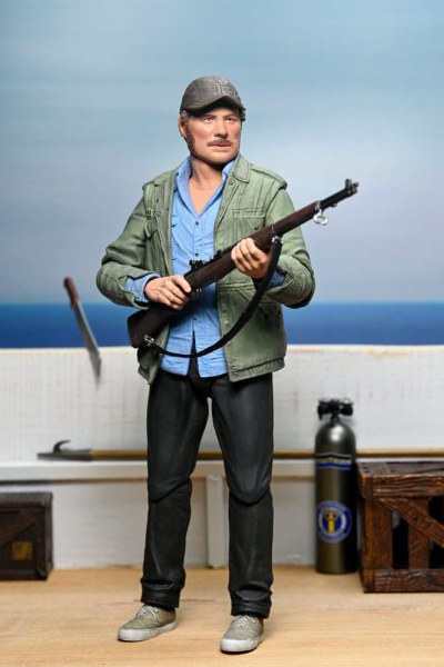 Figura Sam Quint Ultimate de Tiburón 50 aniversario 18 cm