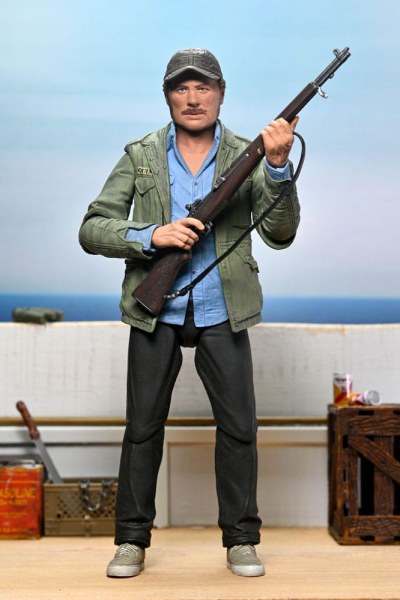 Figura Sam Quint Ultimate de Tiburón 50 aniversario 18 cm