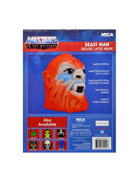 Réplica de máscara de látex de lujo de Hombre Bestia de Masters of the Universe