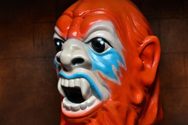 Réplica de máscara de látex de lujo de Hombre Bestia de Masters of the Universe