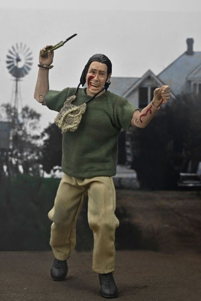 Figura de 20 cm del 50 aniversario del autoestopista vestido de La Matanza de Texas