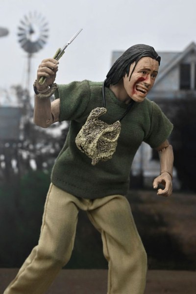 Figura de 20 cm del 50 aniversario del autoestopista vestido de La Matanza de Texas