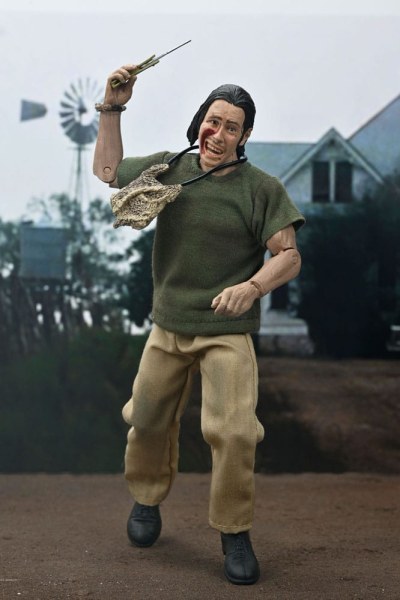 Figura de 20 cm del 50 aniversario del autoestopista vestido de La Matanza de Texas