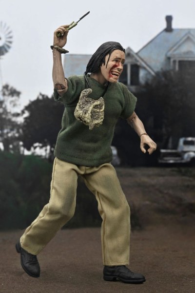 Figura de 20 cm del 50 aniversario del autoestopista vestido de La Matanza de Texas