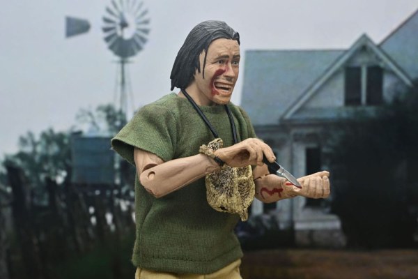 Figura de 20 cm del 50 aniversario del autoestopista vestido de La Matanza de Texas