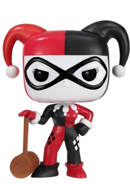 Figura de vinilo POP! de DC Comics de Harley Quinn y Mallet (9 cm)