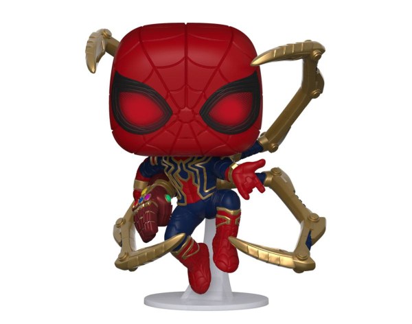 Figura de vinilo Los Vengadores: Endgame POP! 574 Movies Iron Spider con nano guantelete de 9 cm