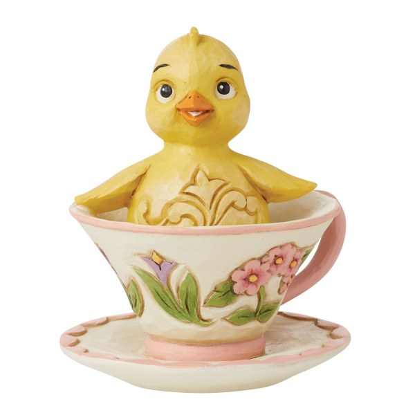 POLLO EN TAZA DE TÉ MINI - JIM SHORE HEARTWOOD CREEK