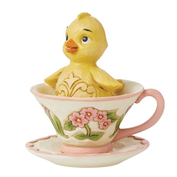 POLLO EN TAZA DE TÉ MINI - JIM SHORE HEARTWOOD CREEK