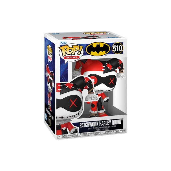 Figura de vinilo DC Comics POP! 510 Movies Patchwork - Harley 9 cm