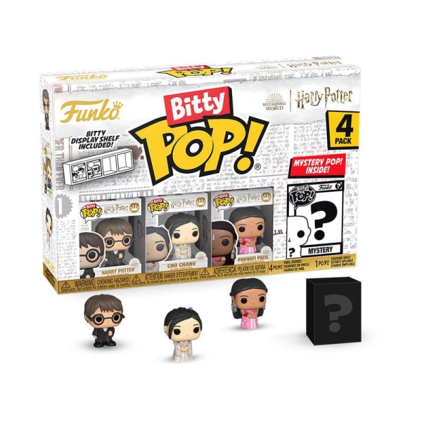 Harry Potter y el cáliz de fuego (pack de 4) Figuras de vinilo Bitty POP! de Harry de 2,5 cm