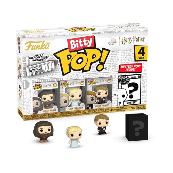 Figuras de vinilo de Hagrid de 2,5 cm de Harry Potter y el cáliz de fuego (pack de 4 )
