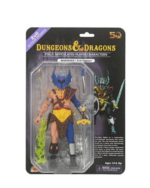 Figura de Calabozos Y Dragones 50º Aniversario Warduke en blíster de 18 cm