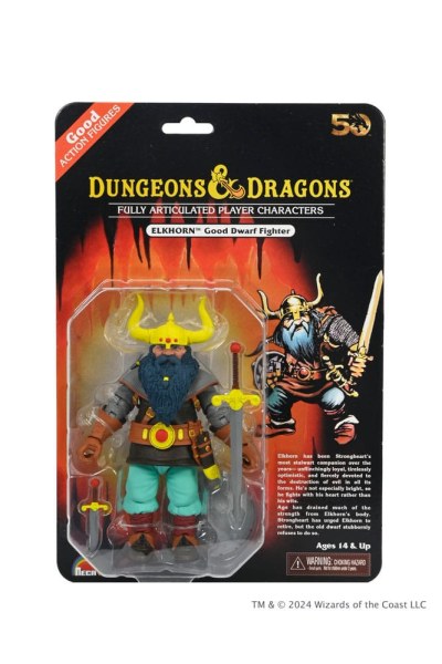 Figura de Dungeons and Dragons 50º Aniversario Elkhorn en blíster de 18 cm