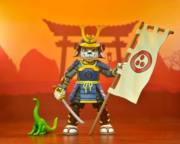 Figura de Usagi Yojimbo de las Tortugas Ninja (dibujos animados) Ultimate Samurai Adventure de 18 cm