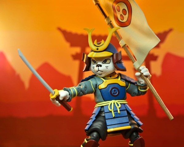 Figura de Usagi Yojimbo de las Tortugas Ninja (dibujos animados) Ultimate Samurai Adventure de 18 cm