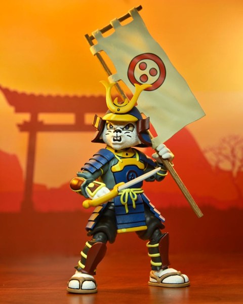 Figura de Usagi Yojimbo de las Tortugas Ninja (dibujos animados) Ultimate Samurai Adventure de 18 cm