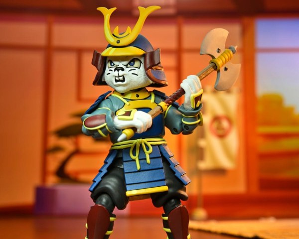 Figura de Usagi Yojimbo de las Tortugas Ninja (dibujos animados) Ultimate Samurai Adventure de 18 cm