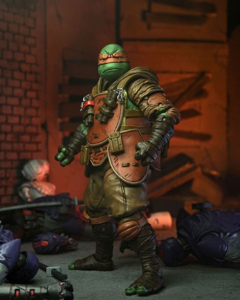 Figura de Michelangelo Ultimate Flashback de las Tortugas Ninja (El Último Ronin) 18 cm