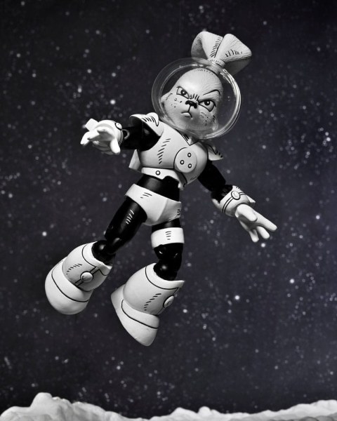 Figura de Usagi Yojimbo Espacial Figura Usagi Yojimbo Blanco y Negro 18 cm