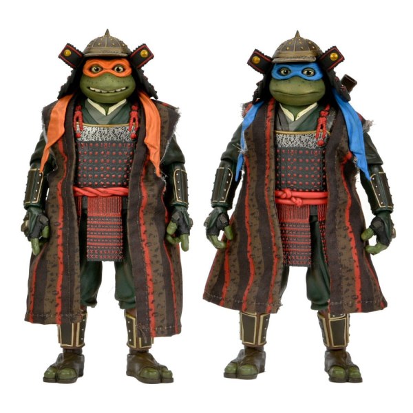 Figuras de Leonardo y Michelangelo de 7 pulgadas de las Tortugas Ninja 3 ( paquete de 2)