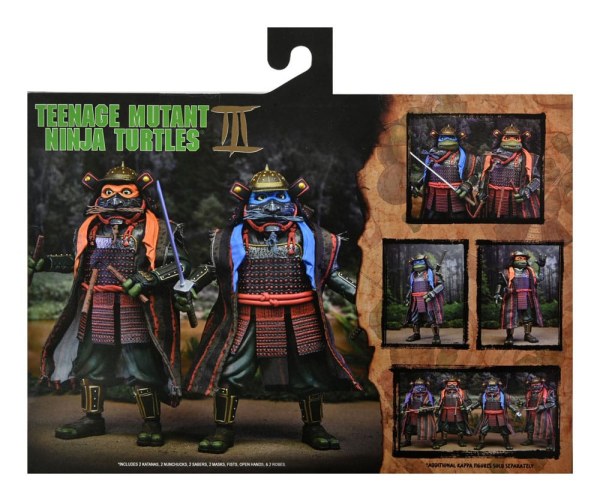 Figuras de Leonardo y Michelangelo de 7 pulgadas de las Tortugas Ninja 3 ( paquete de 2)