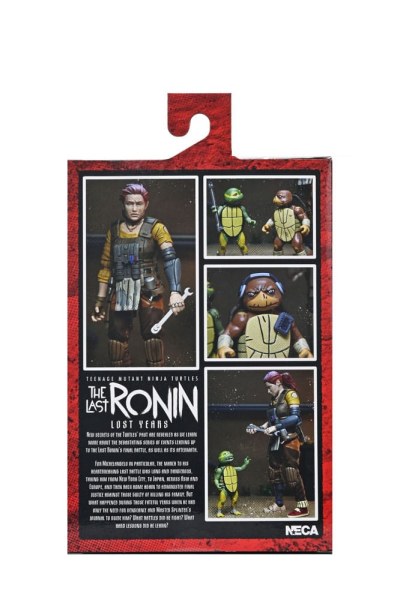 Figura Tortugas Ninja (Los Últimos Ronin Los Años Perdidos) Synja Grammy April con Baby Yi y Moja 18 cm