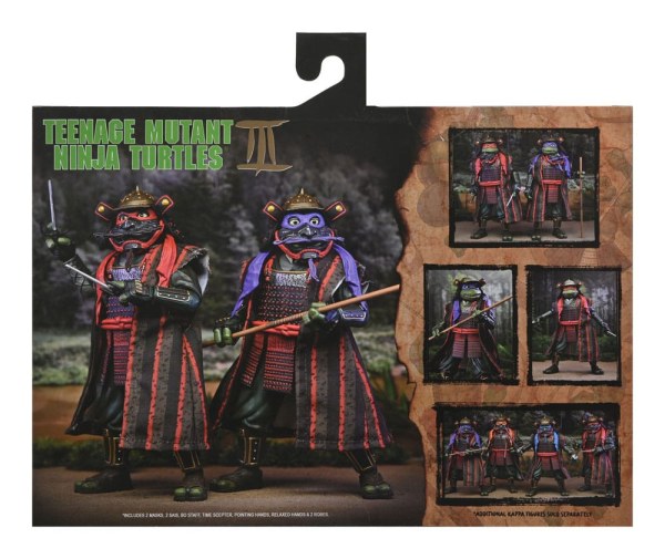 Figuras de las Tortugas Ninja 3 (paquete de 2): Donatello y Raphael (18 cm)