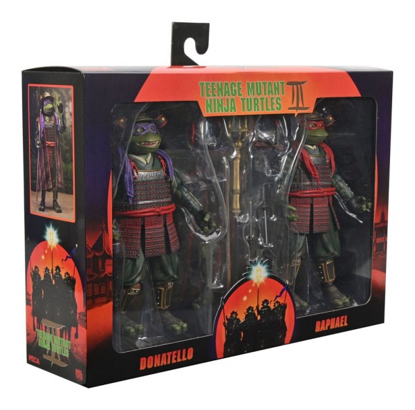 Figuras de las Tortugas Ninja 3 (paquete de 2): Donatello y Raphael (18 cm)