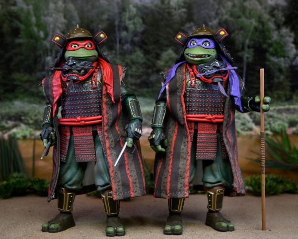 Figuras de las Tortugas Ninja 3 (paquete de 2): Donatello y Raphael (18 cm)