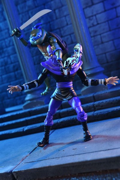 Tortugas Ninja (Dibujos animados) pack 2 figuras Business Suit Casey Jones y Split Foot Soldier 18 cm