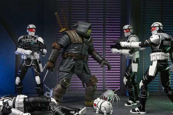 Figura de Synja Commando con Mousers de las Tortugas Ninja (Los Últimos Ronin) 18 cm