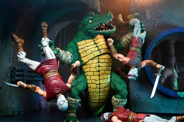 Figura de Leatherhead de las Tortugas Ninja (Mirage Comics) 21 cm