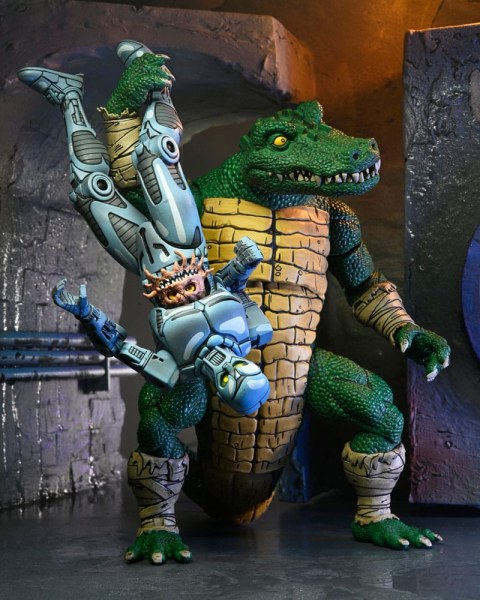 Figura de Leatherhead de las Tortugas Ninja (Mirage Comics) 21 cm