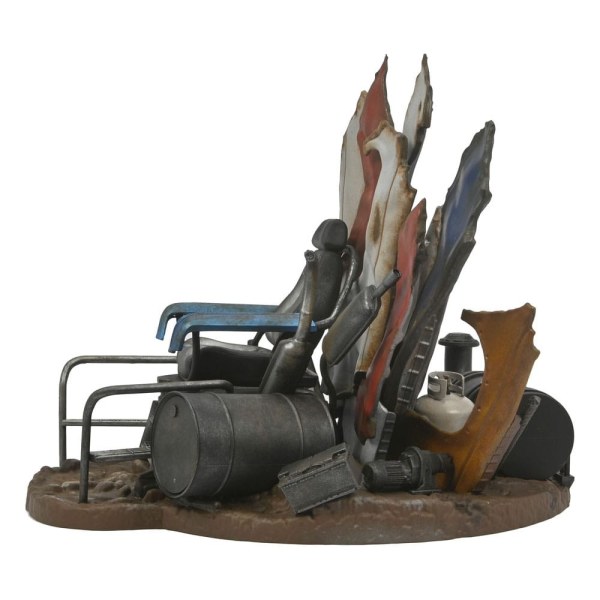 Tortugas Ninja 2: El Secreto del Moco Diorama Trono de Destructor 27 cm