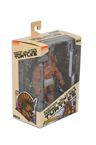 Figura de Gladiador Triceraton de las Tortugas Ninja (Mirage Comics) de 21 cm