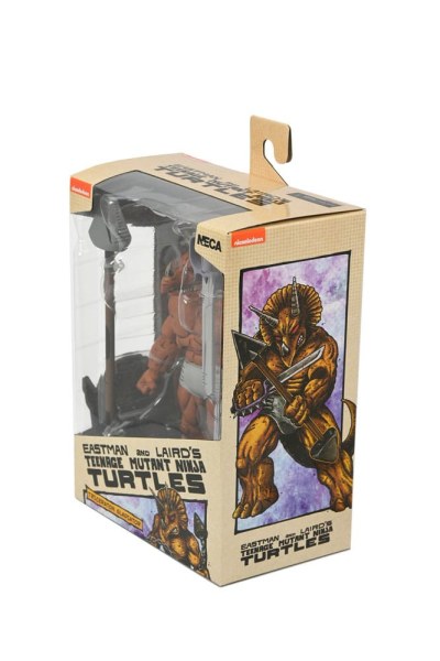 Figura de Gladiador Triceraton de las Tortugas Ninja (Mirage Comics) de 21 cm