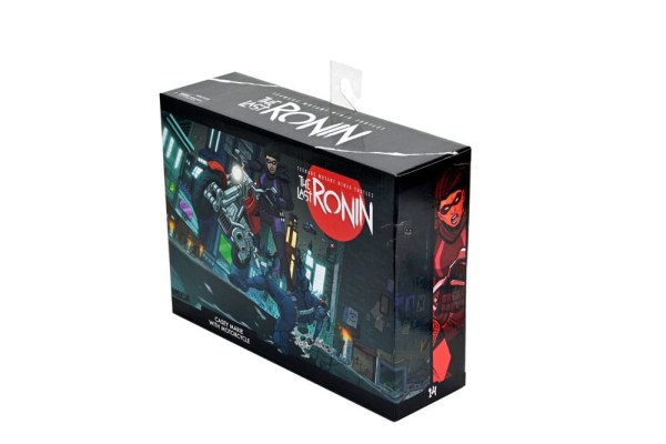 Figura de las Tortugas Ninja (El Último Ronin: Los Años Perdidos) Casey Marie con la Moto del Último Ronin 18 cm