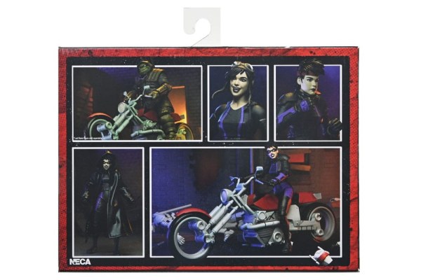 Figura de las Tortugas Ninja (El Último Ronin: Los Años Perdidos) Casey Marie con la Moto del Último Ronin 18 cm