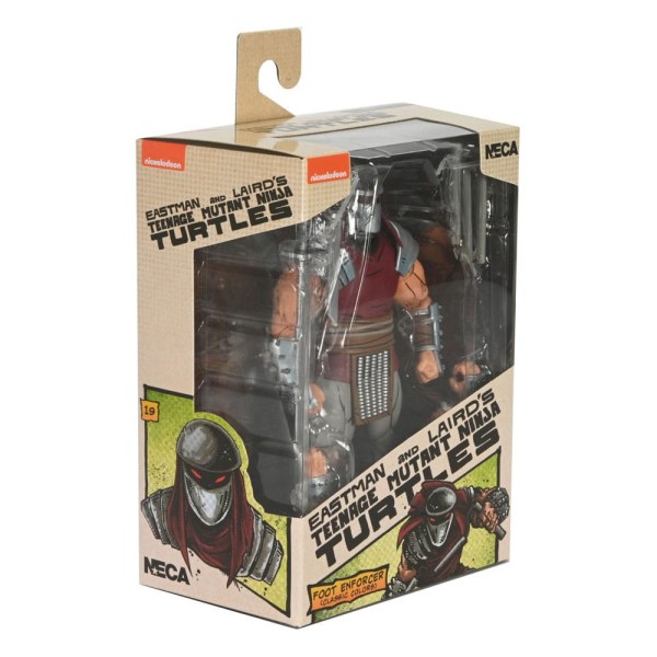 Figura de las Tortugas Ninja (Mirage Comics) Foot Enforcer Classic Colors 18 cm