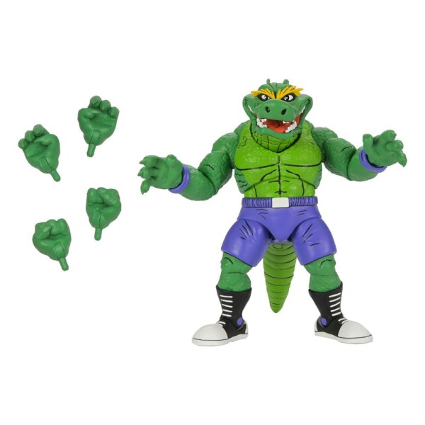 Figura de Leatherhead de lucha libre de las Tortugas Ninja (Archie Comics) de 18 cm