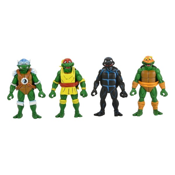 Figuras Tortugas Ninja (Archie Comics) Pack de 4 Stump Wrestling Turtles 18 cm
