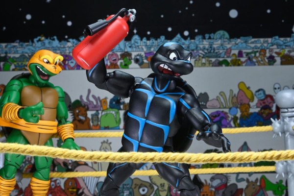 Figuras Tortugas Ninja (Archie Comics) Pack de 4 Stump Wrestling Turtles 18 cm