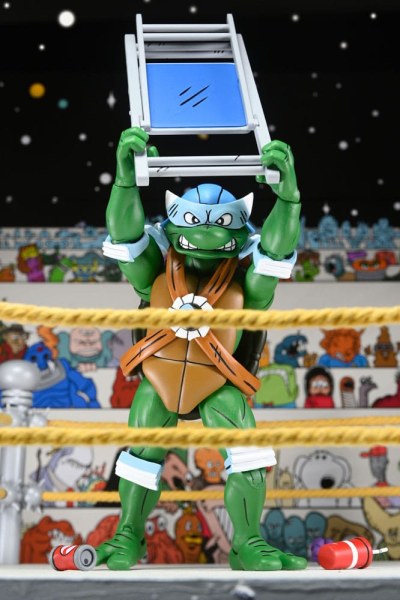 Figuras Tortugas Ninja (Archie Comics) Pack de 4 Stump Wrestling Turtles 18 cm