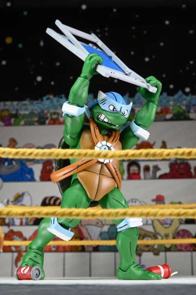 Figuras Tortugas Ninja (Archie Comics) Pack de 4 Stump Wrestling Turtles 18 cm