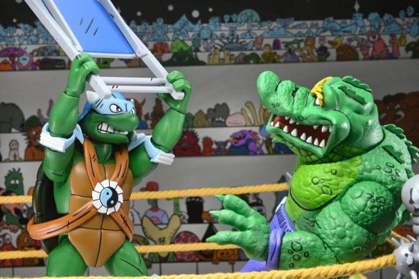 Figuras Tortugas Ninja (Archie Comics) Pack de 4 Stump Wrestling Turtles 18 cm